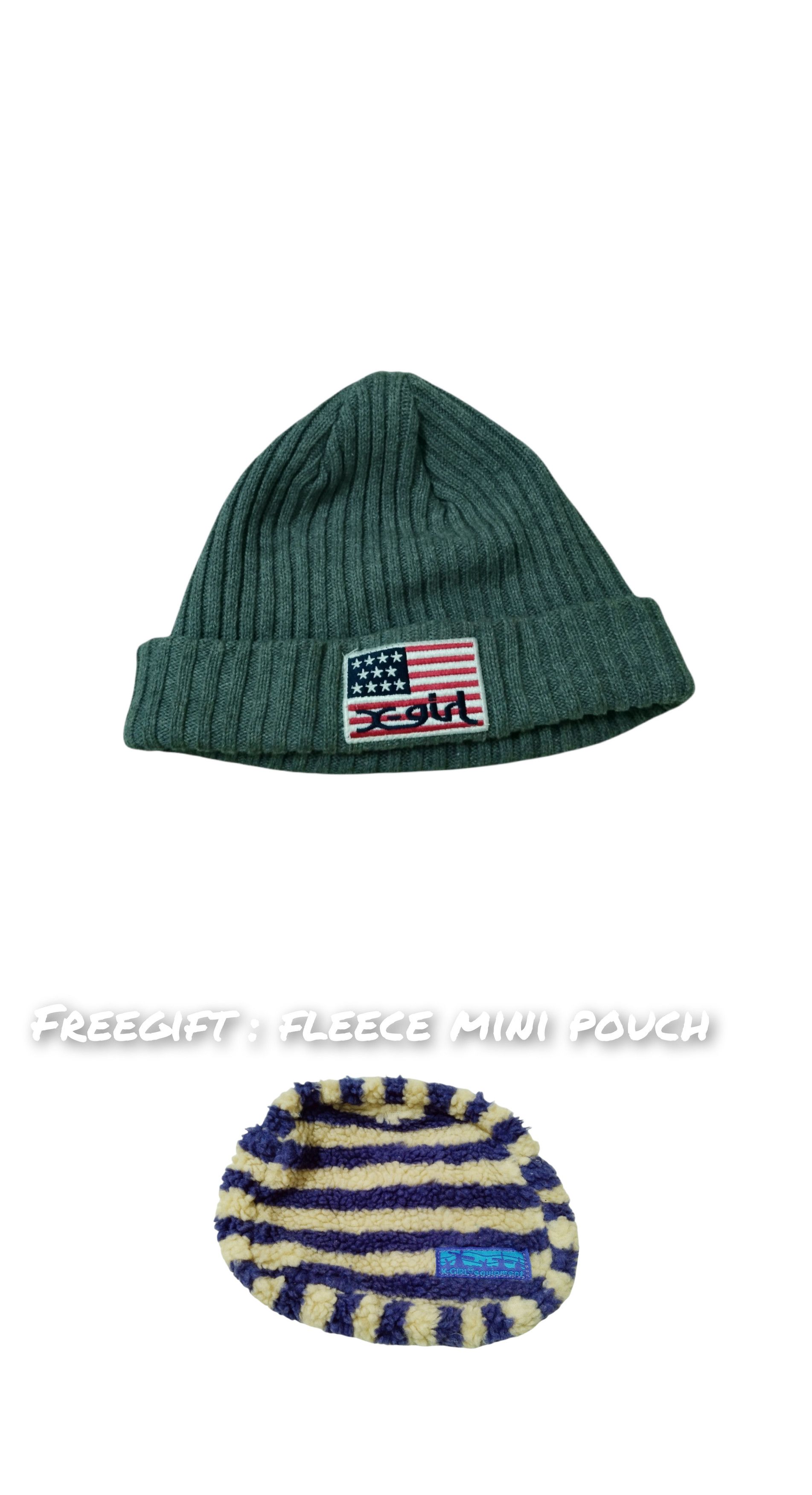 Japanese Brand × Xlarge X-GIRL CUFFED BEANIE Size ONE SIZE - 2 Thumbnail