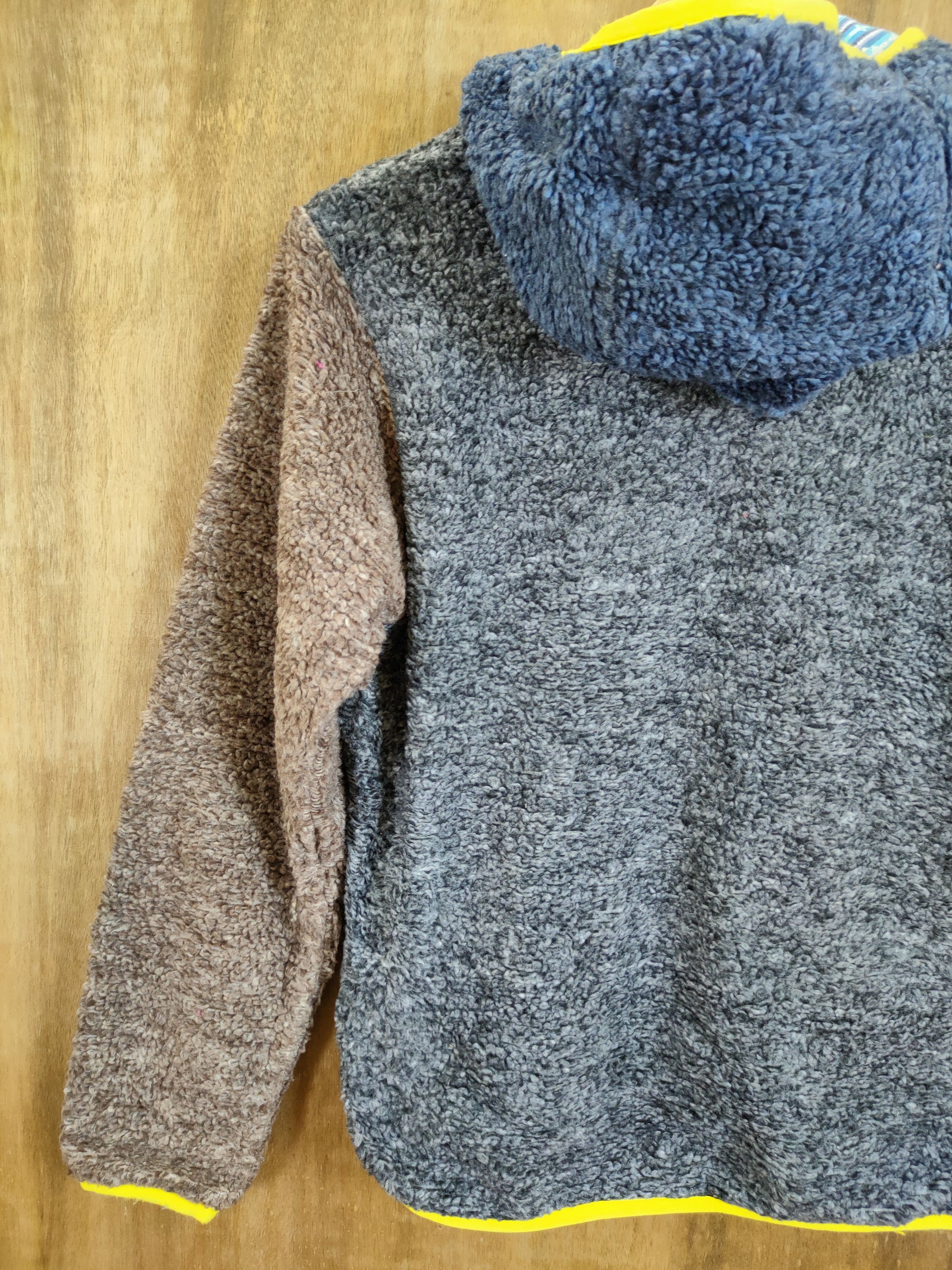 Japanese Brand DL Goldcost fleece sweater hoodie japan patchwork #883 Size US XS / EU 42 / 0 - 8 Thumbnail