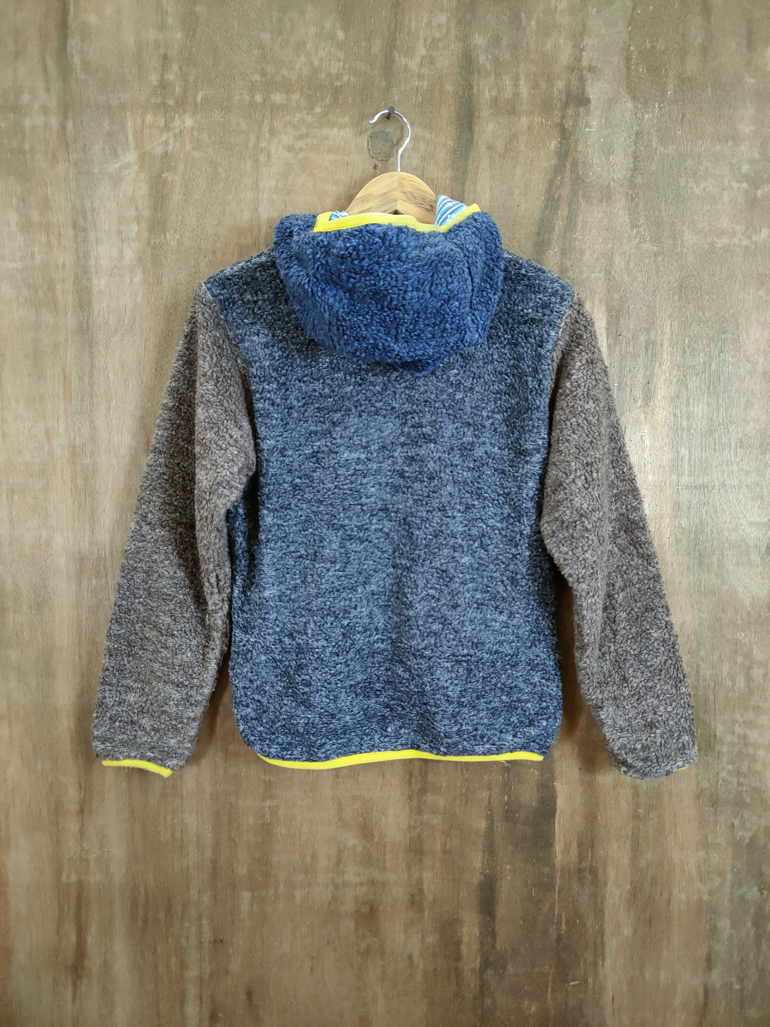 Japanese Brand DL Goldcost fleece sweater hoodie japan patchwork #883 Size US XS / EU 42 / 0 - 7 Thumbnail