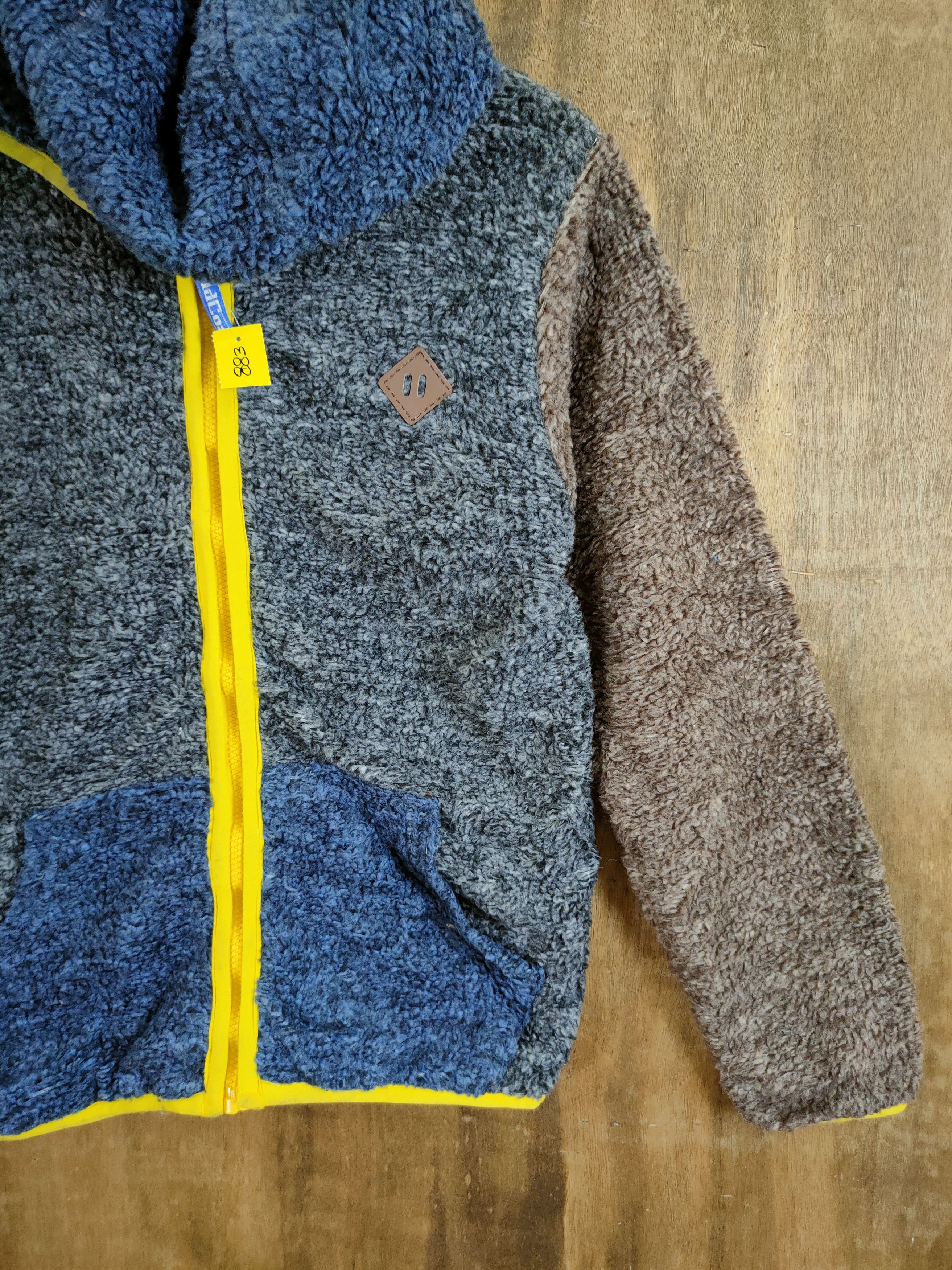 Japanese Brand DL Goldcost fleece sweater hoodie japan patchwork #883 Size US XS / EU 42 / 0 - 3 Thumbnail