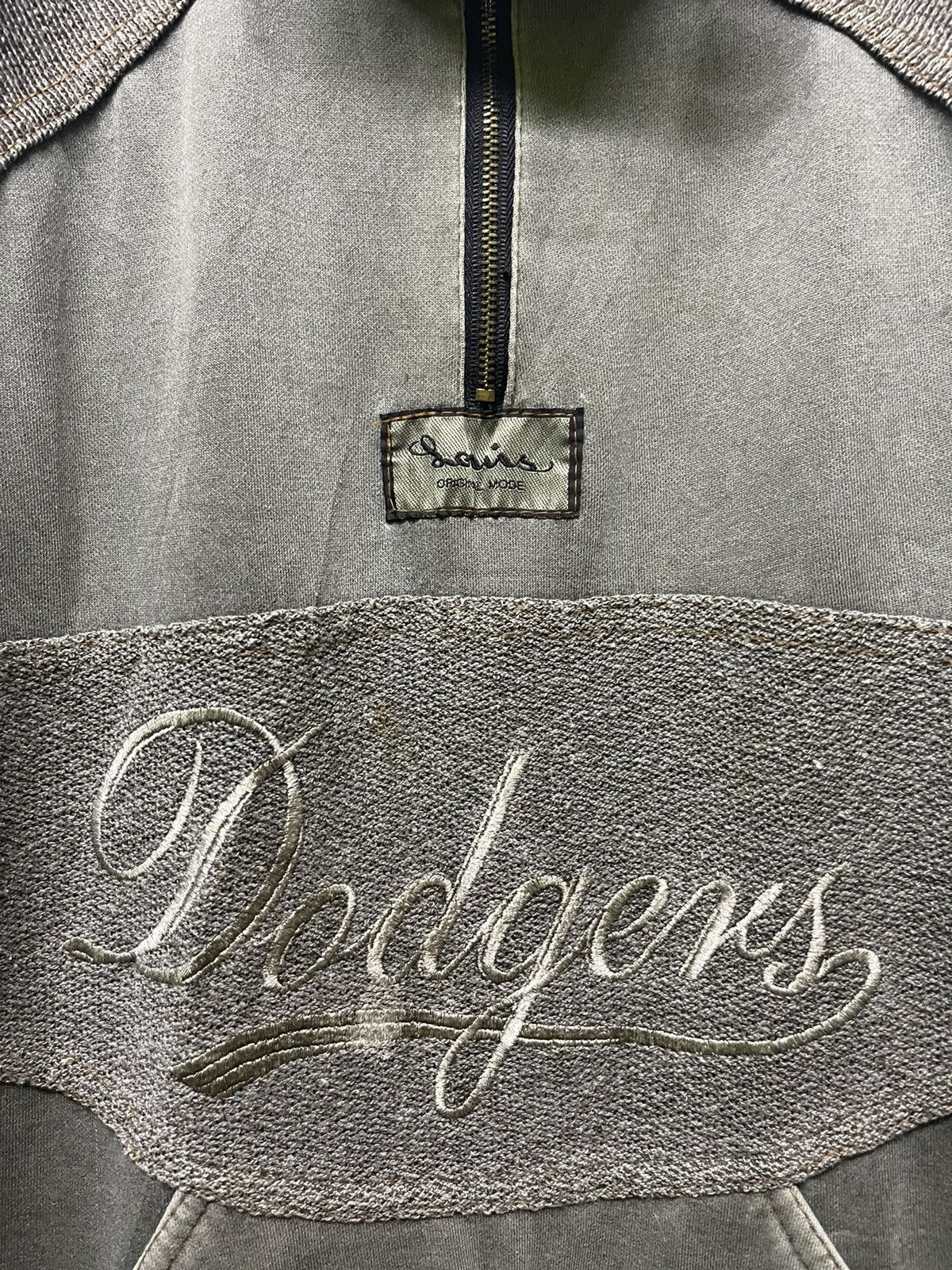 MLB × Vintage VINTAGE LOUIS DODGERS HALF ZIPPER JACKET Size US XL / EU 56 / 4 - 4 Thumbnail