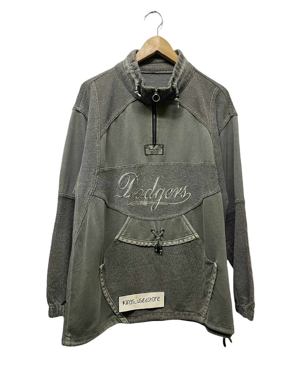 MLB × Vintage VINTAGE LOUIS DODGERS HALF ZIPPER JACKET Size US XL / EU 56 / 4 - 1 Thumbnail