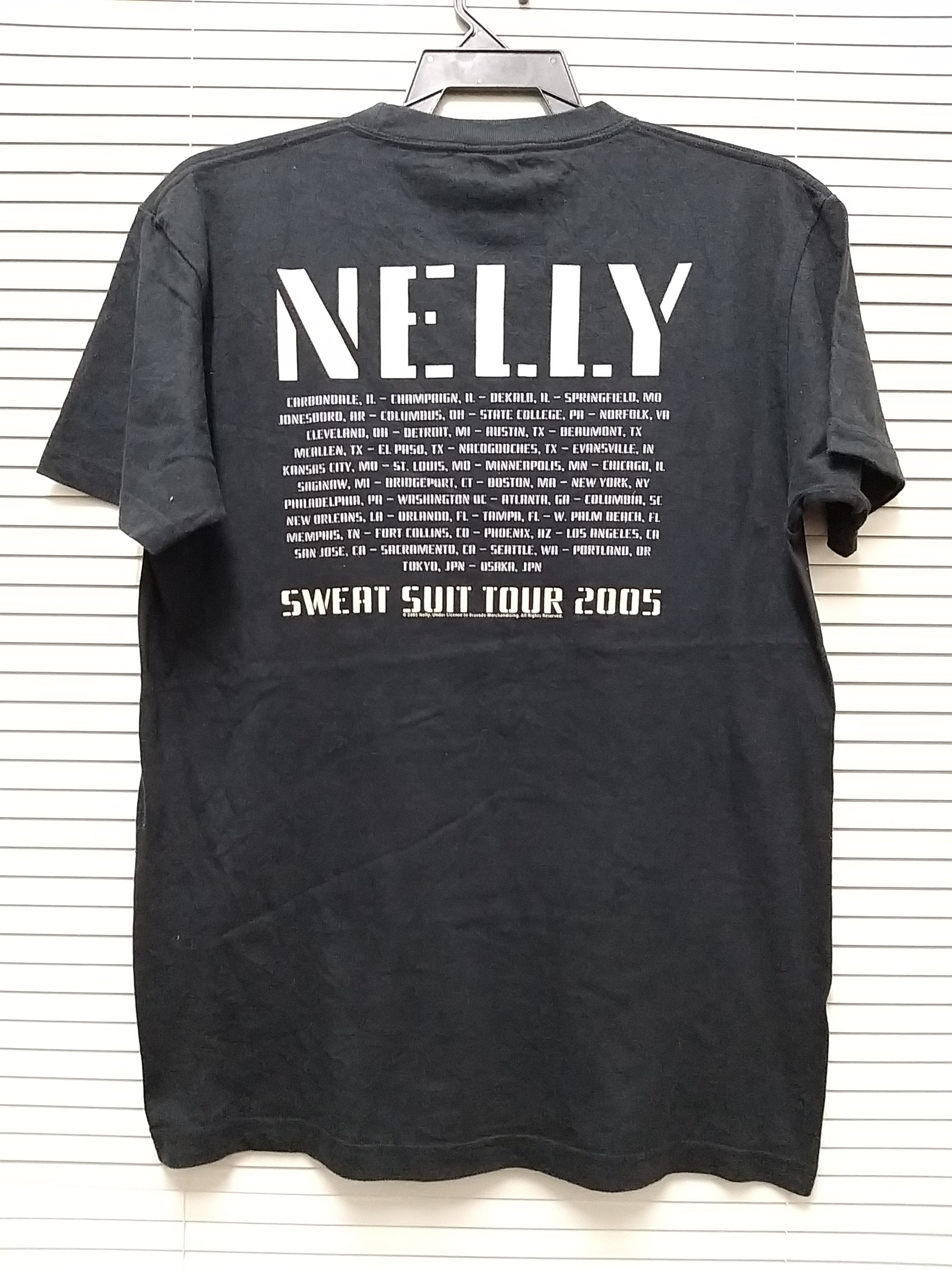 Rap Tees VINTAGE Y2K NELLY SWEAT SUIT TOUR 2005 RAP TEE SHIRT Size US M / EU 48-50 / 2 - 2 Thumbnail