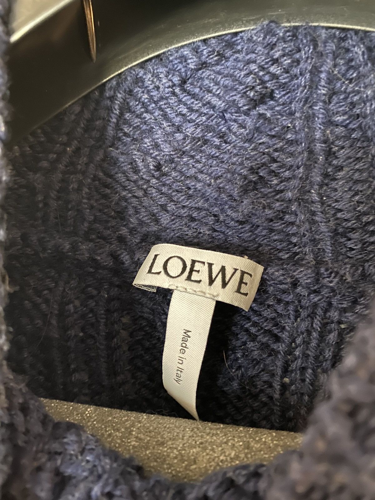 Loewe Loewe Oversized Logo Cable Knit Sweater Size US M / EU 48-50 / 2 - 5 Thumbnail