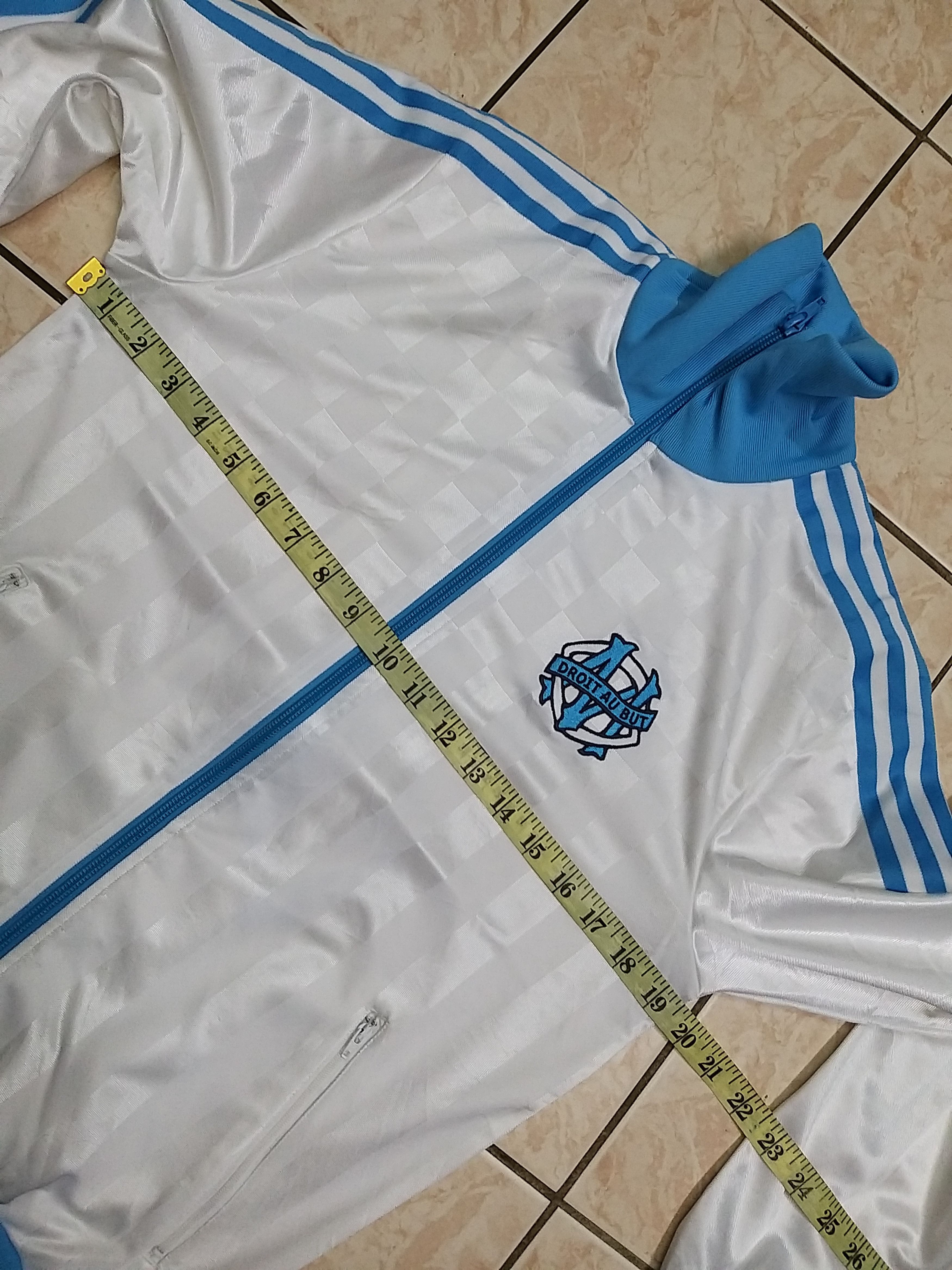 ADIDAS 2008 OLYMPIQUE DE MARSEILLE OM RETRO TRACK JACKET