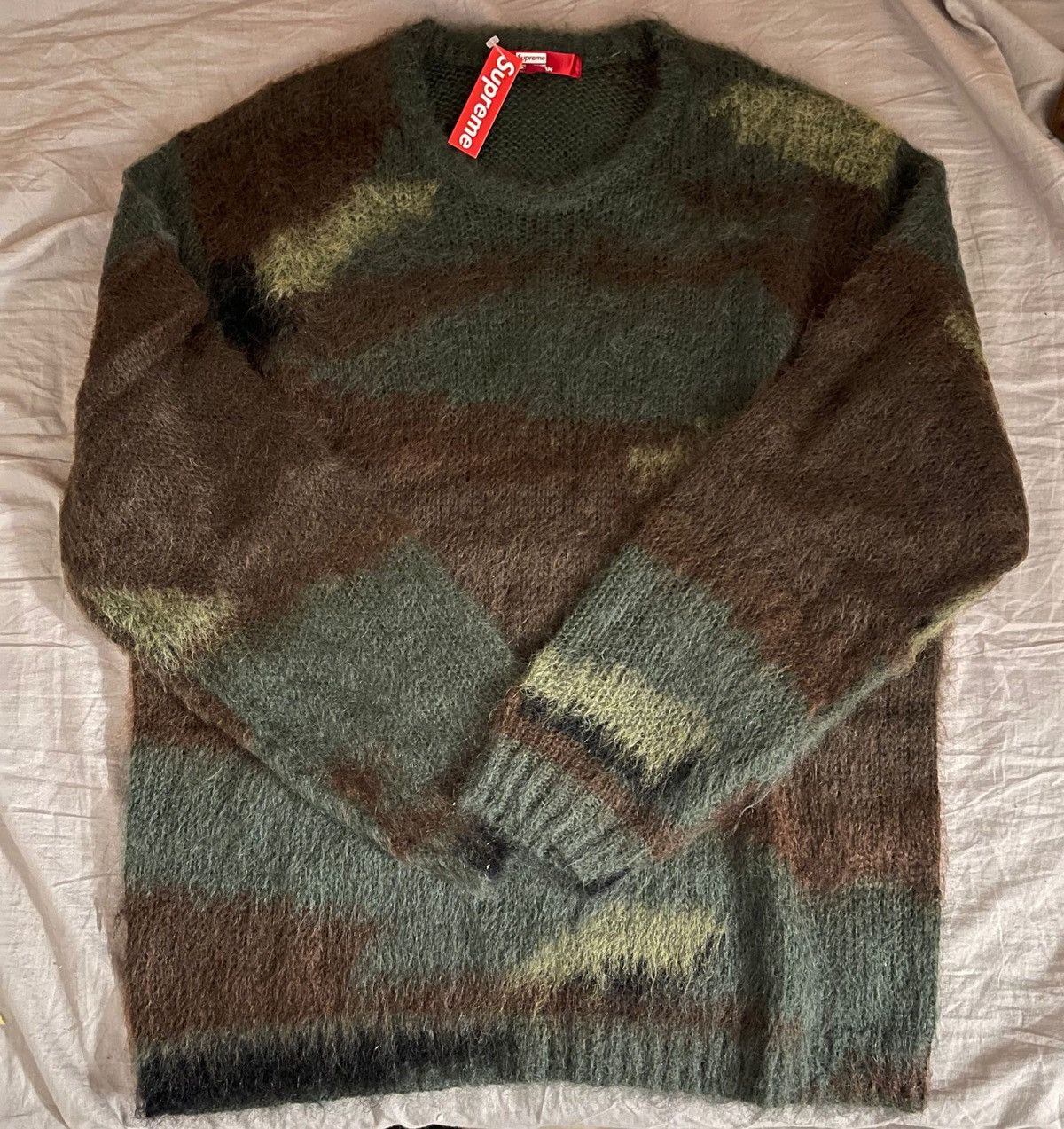 Supreme Junya Watanabe Camo Sweater | Grailed