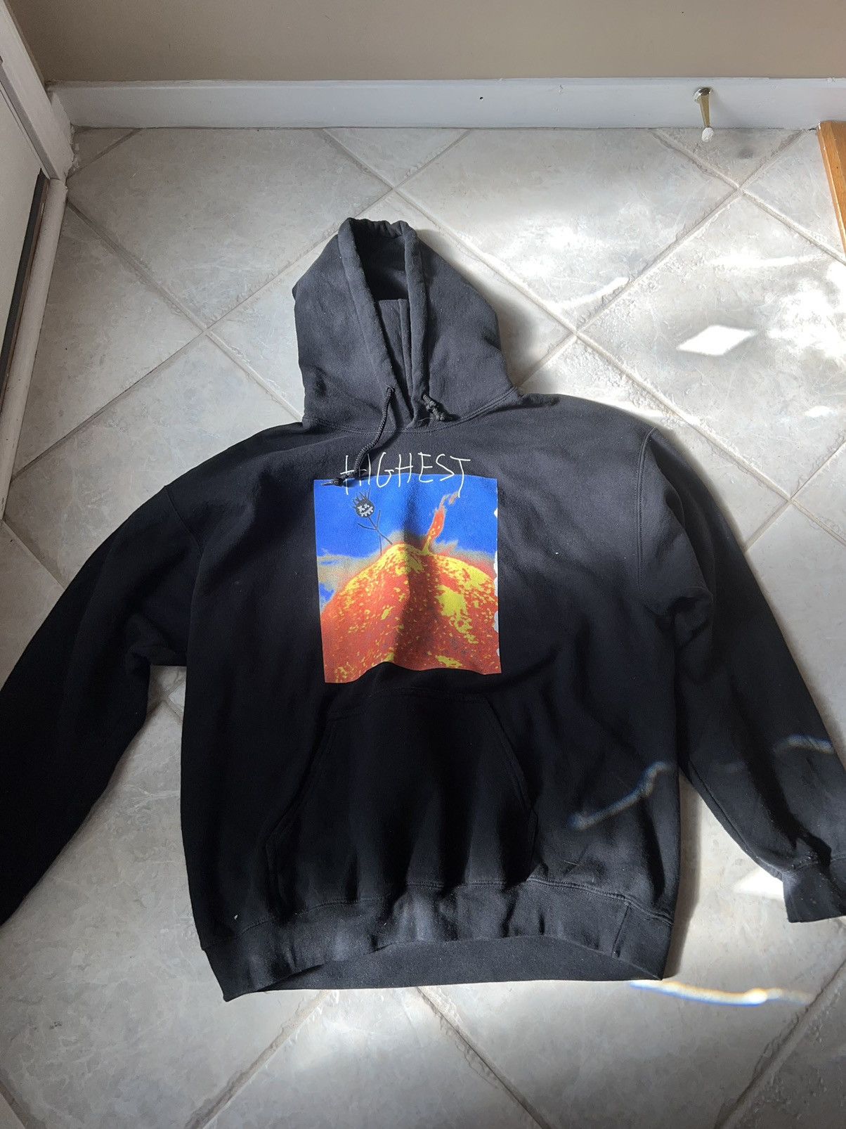 For Travis Scott Highest In The Room Sun Hoodie Unisex Street Casual  Sweatshirts