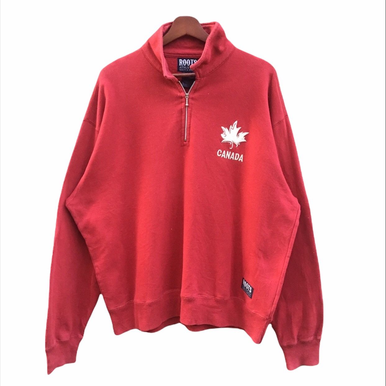 Vintage Roots Athletics embroidery sweatshirt