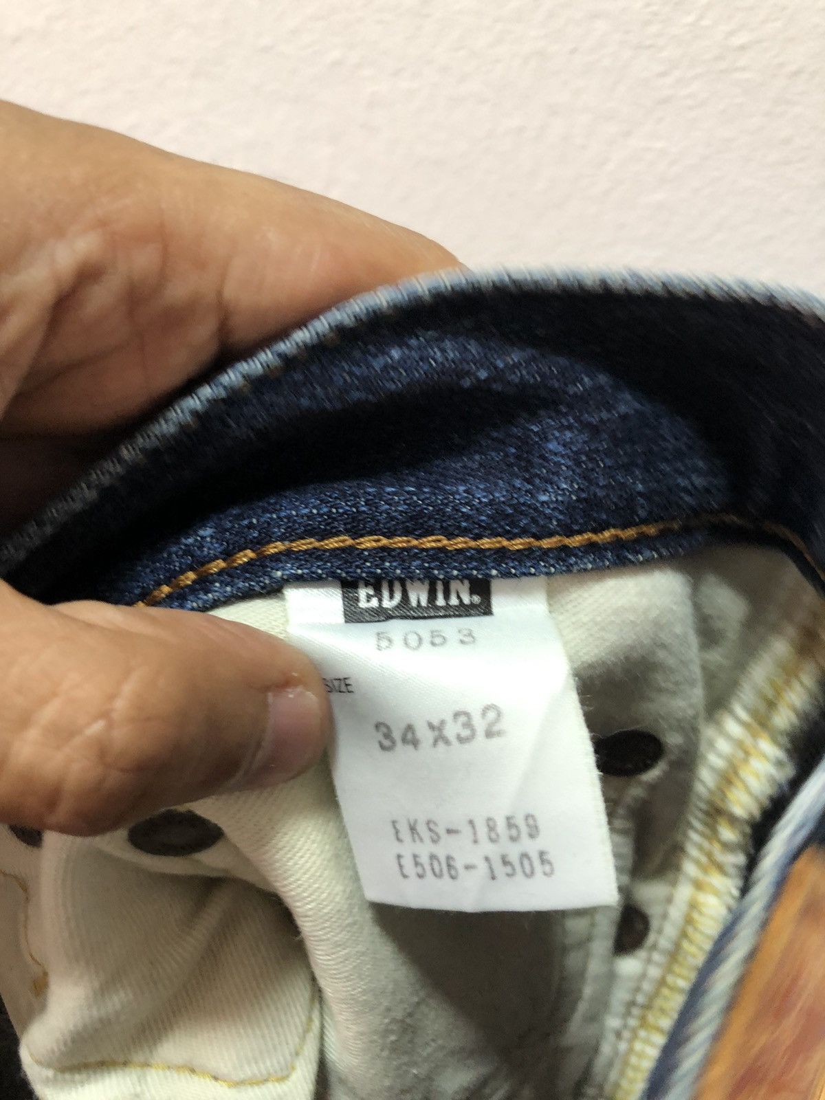 Edwin EDWIN Denim Pants 505zxx Selvedge Distressed Size US 34 / EU 50 - 9 Thumbnail