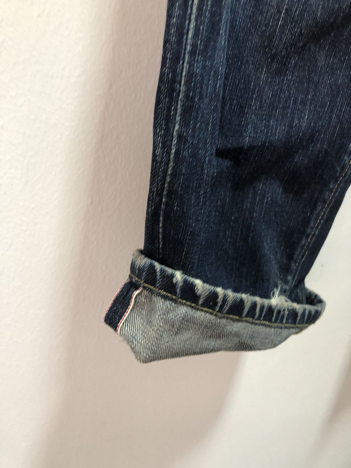 Edwin EDWIN Denim Pants 505zxx Selvedge Distressed Size US 34 / EU 50 - 6 Thumbnail
