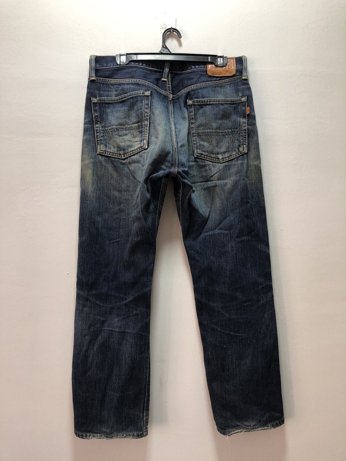 Edwin EDWIN Denim Pants 505zxx Selvedge Distressed Size US 34 / EU 50 - 7 Thumbnail