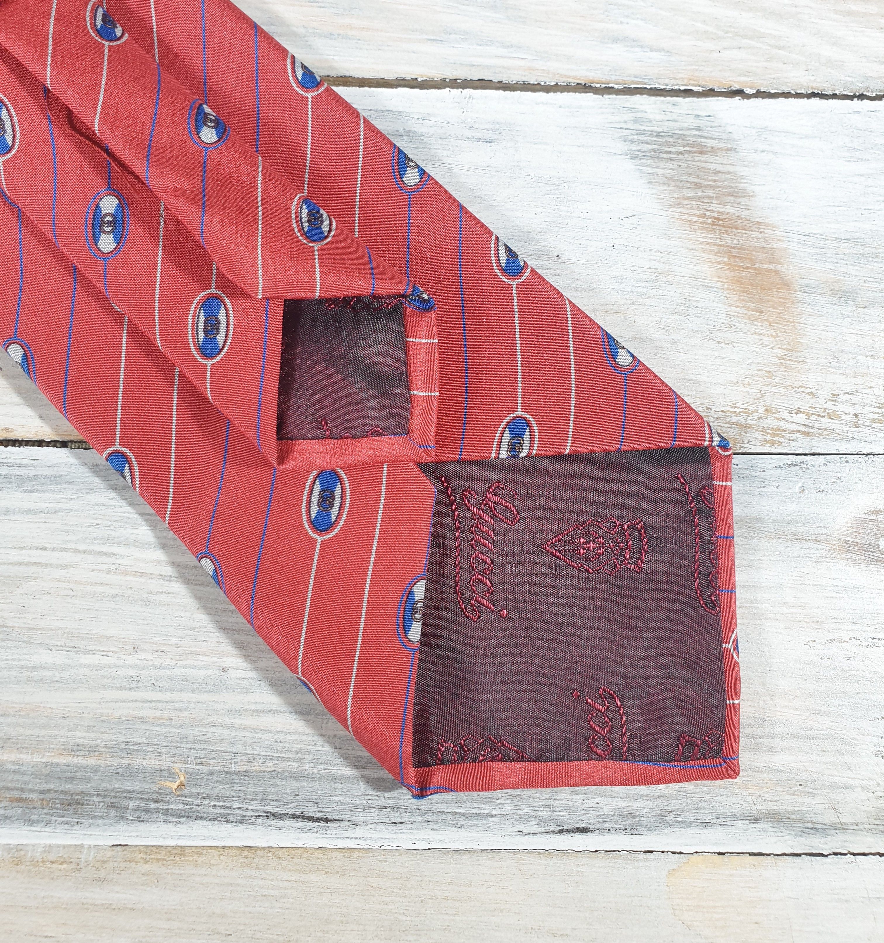 Gucci Vintage Gucci Accessory Collection Tie 100% Silk Authentic Size ONE SIZE - 16 Thumbnail