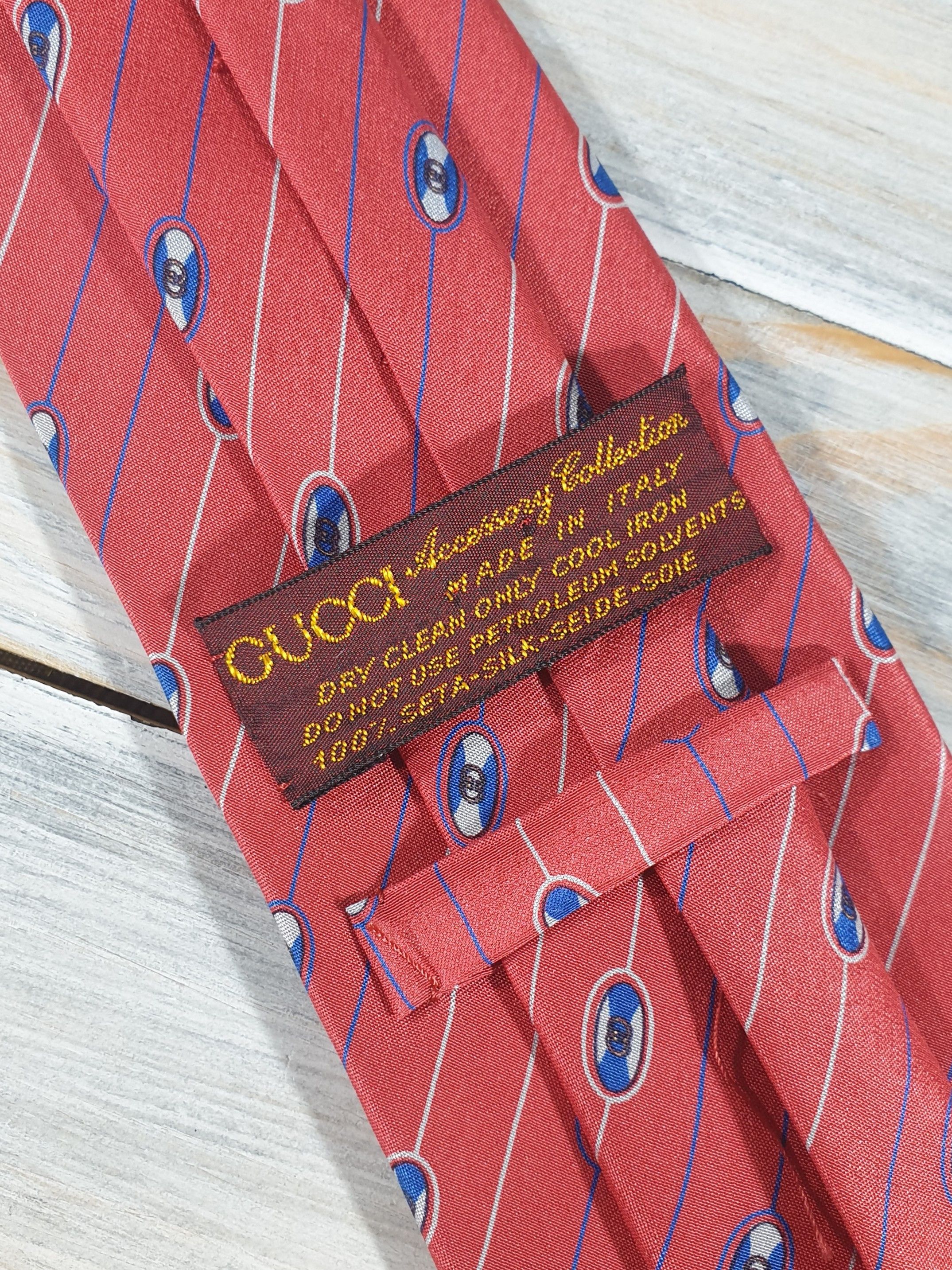 Gucci Vintage Gucci Accessory Collection Tie 100% Silk Authentic Size ONE SIZE - 25 Thumbnail