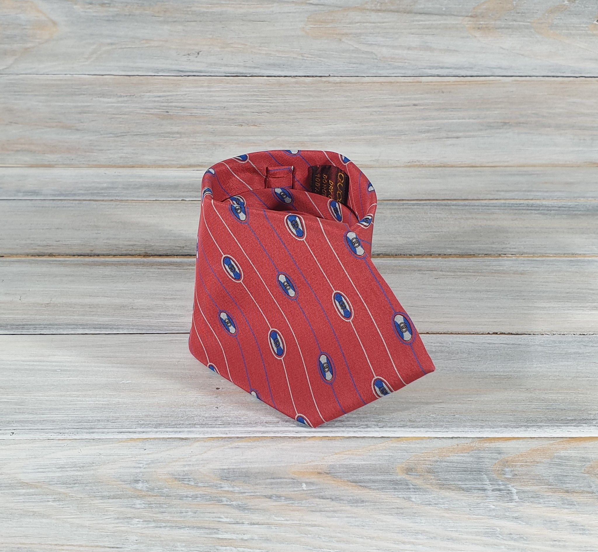 Gucci Vintage Gucci Accessory Collection Tie 100% Silk Authentic Size ONE SIZE - 21 Thumbnail