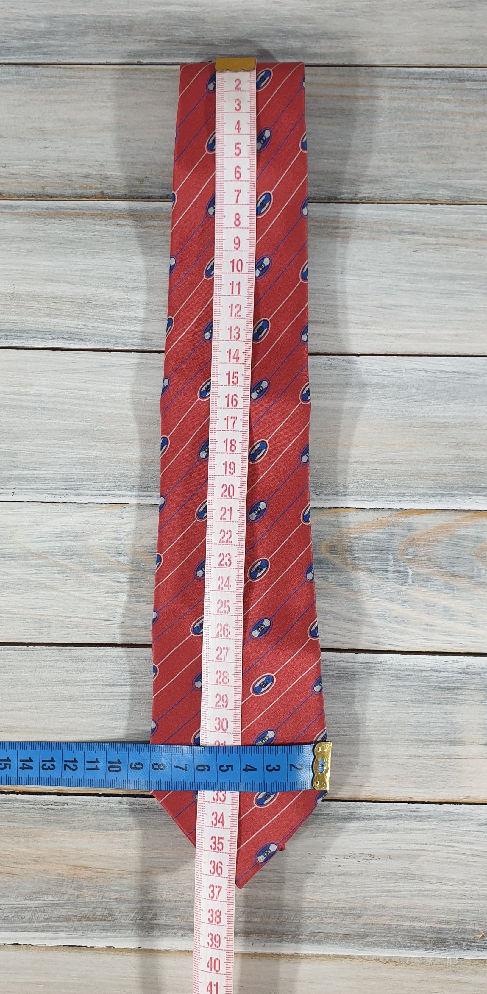 Gucci Vintage Gucci Accessory Collection Tie 100% Silk Authentic Size ONE SIZE - 20 Thumbnail