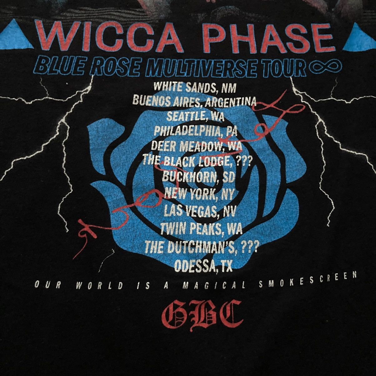 Wicca Phase Eternal Springs GBC Blue Rose buy Multiverse Tour L-Sleeve Shirt Medium