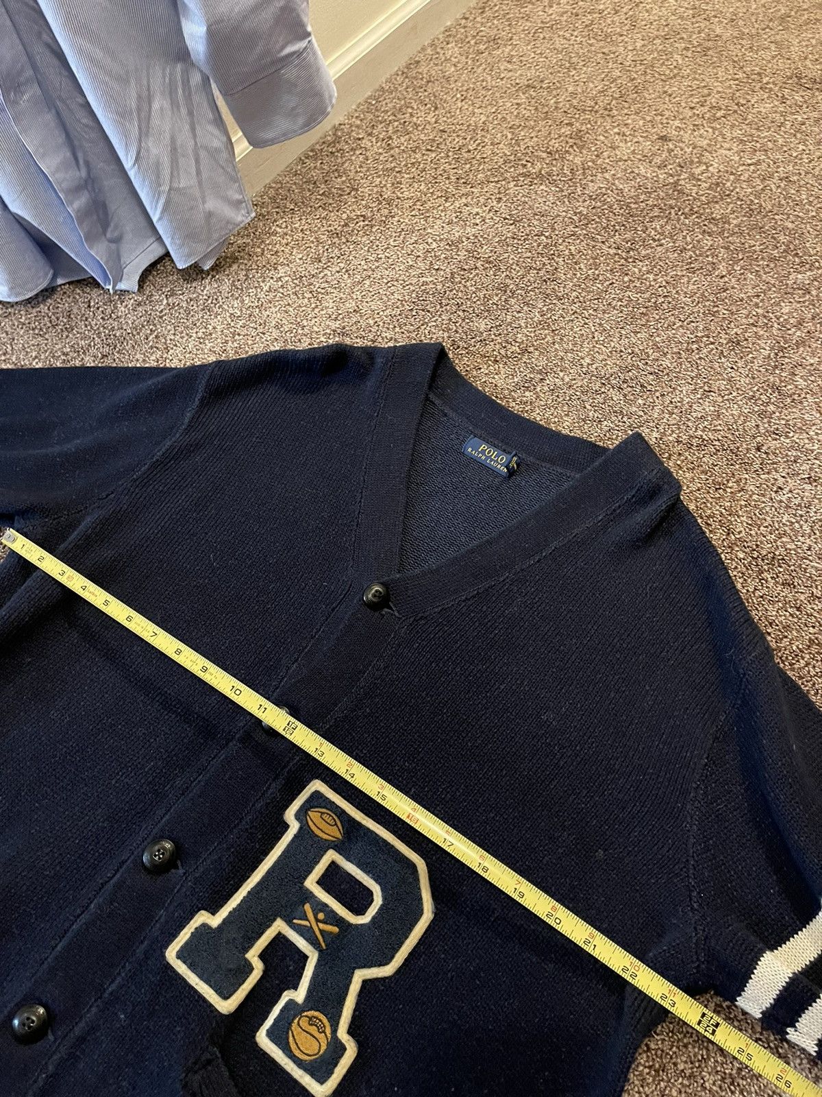Polo Ralph Lauren Ralph Lauren Knit Cardigan Varsity College University Logo Size US M / EU 48-50 / 2 - 4 Thumbnail