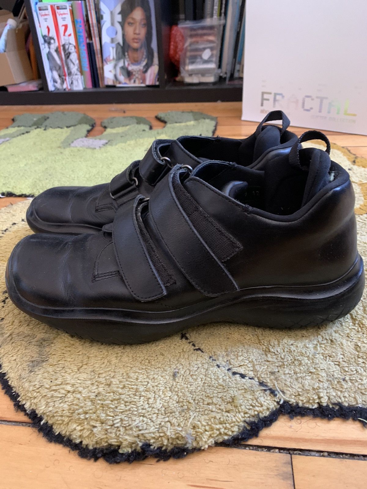 Prada Vintage 90’s Prada Loafers Size US 12 / EU 45 - 2 Thumbnail
