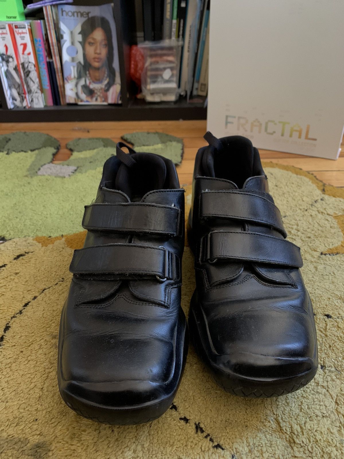 Prada Vintage 90’s Prada Loafers Size US 12 / EU 45 - 1 Thumbnail