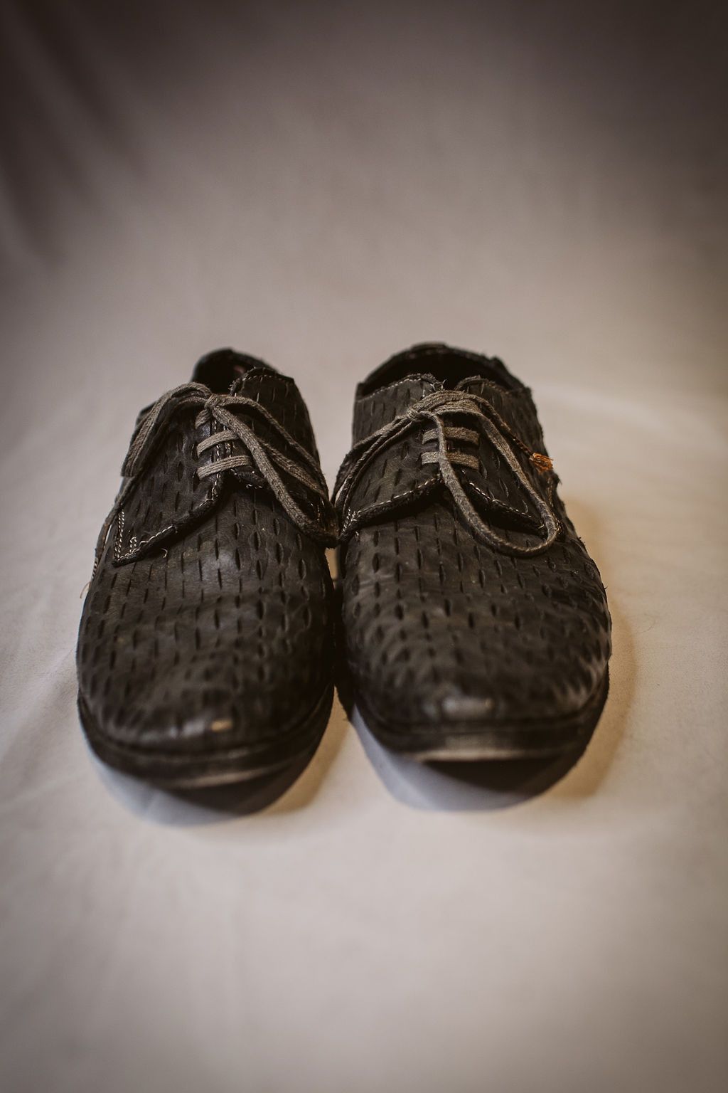 Leather Slit Derby