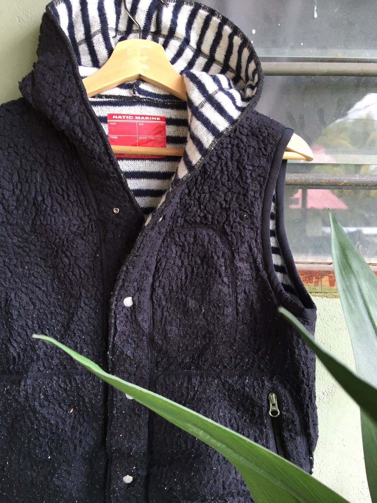 RARE Natic Marine Vest Hoodie Sherpa
