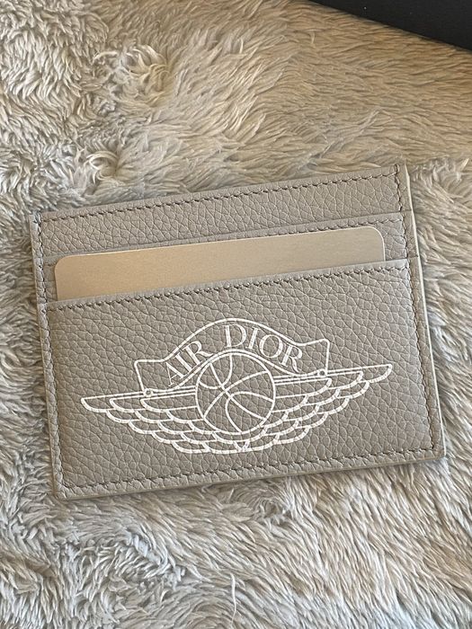 Dior Dior x Air Jordan Wings Card Holder Grey New | Grailed