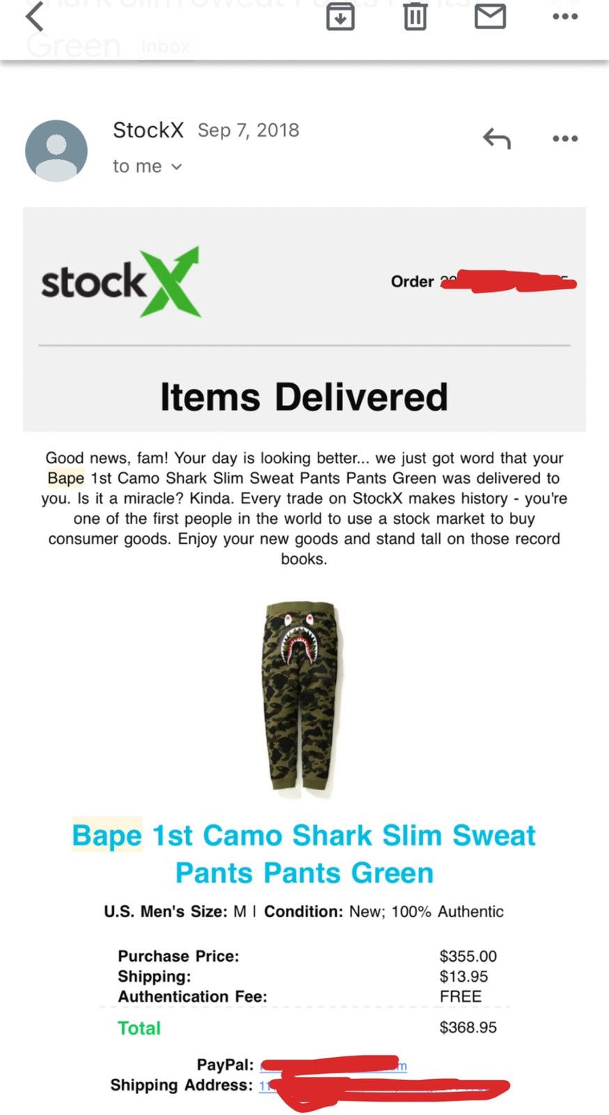 Bape BAPE 1st Camo Shark Sweat pants Size US 32 / EU 48 - 10 Thumbnail