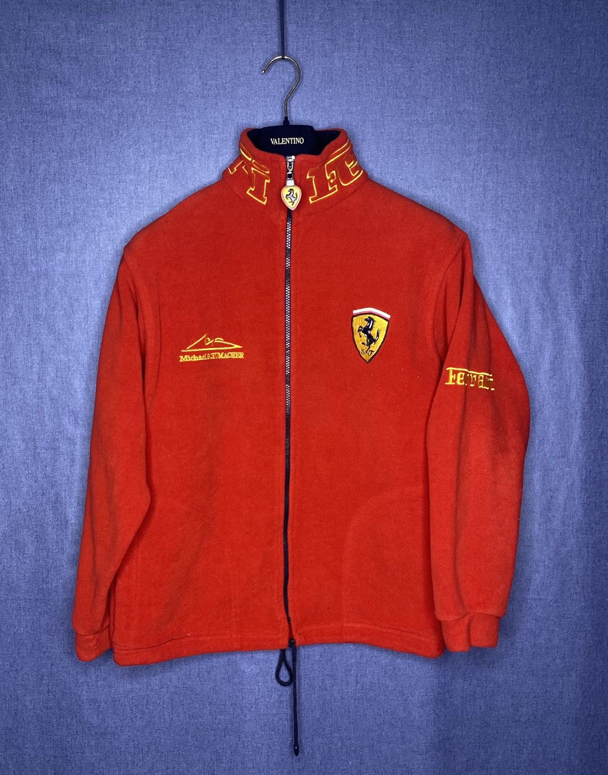 Ferrari × Formula 1 × Vintage Vintage Ferrari Michael Schumacher fleece jacket Size US M / EU 48-50 / 2 - 1 Thumbnail