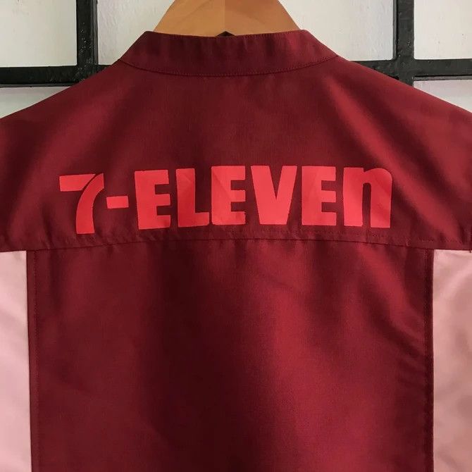 Japanese Brand 💣OFFER 90's VTG 7 ELEVEN Uniform Zipper Jacket Size US XXS / EU 40 - 3 Thumbnail
