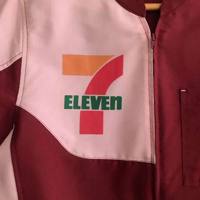 Japanese Brand 💣OFFER 90's VTG 7 ELEVEN Uniform Zipper Jacket Size US XXS / EU 40 - 4 Thumbnail