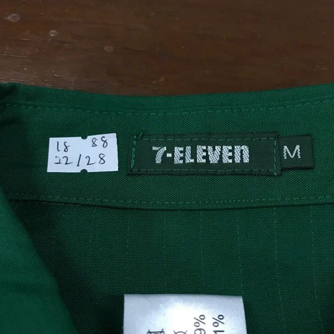 Japanese Brand × Vintage 💣OFFER 90's 7 ELEVEN Embroidery Logo Zipper UniformsJacket Size US M / EU 48-50 / 2 - 5 Thumbnail