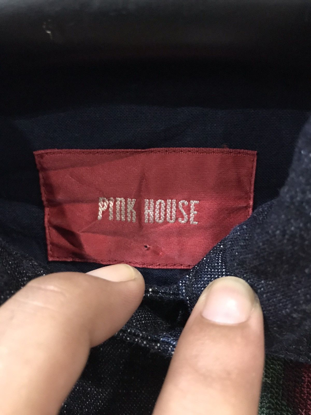 Designer × Karl Helmut × Pink House 💥DESIGNER💥Very Rare PINKHOUSE Rose Embroidery Trucker Jacket Size M / US 6-8 / IT 42-44 - 10 Thumbnail