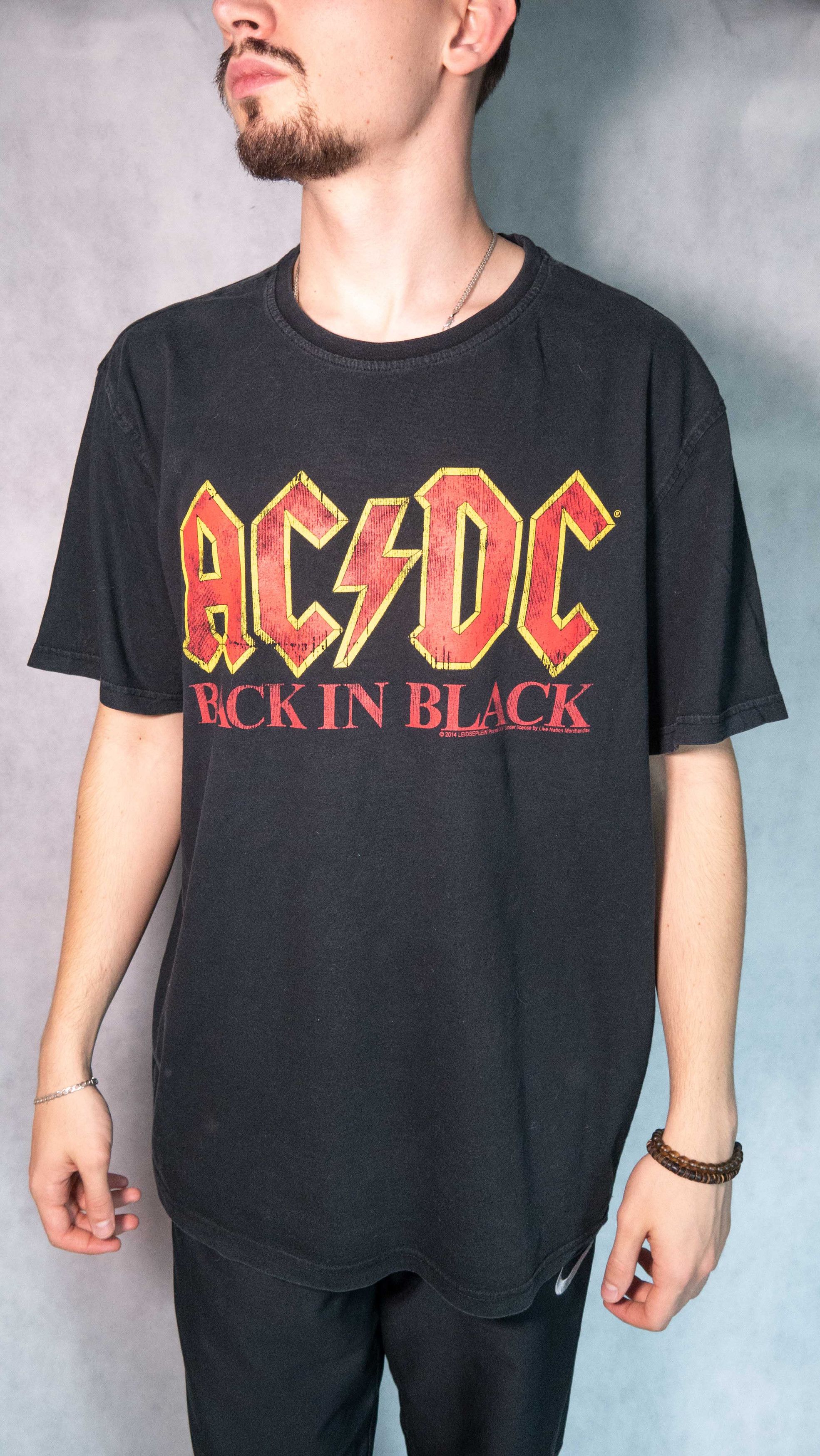 Band Tees Vintage AC/DC back in black Band Tee Rock Retro 90s | Grailed