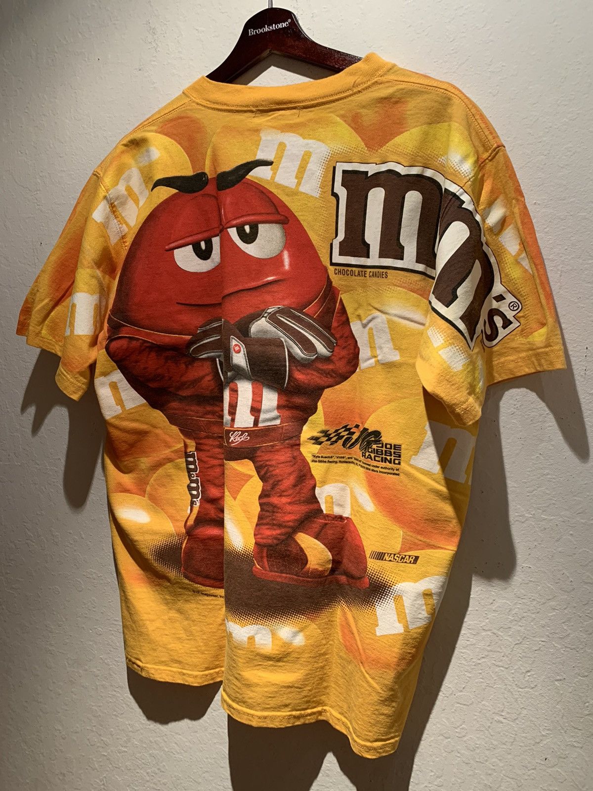 Vintage *RARE* Vintage Kyle Busch M&M All-Over Print T-Shirt - M/L Size US M / EU 48-50 / 2 - 2 Thumbnail