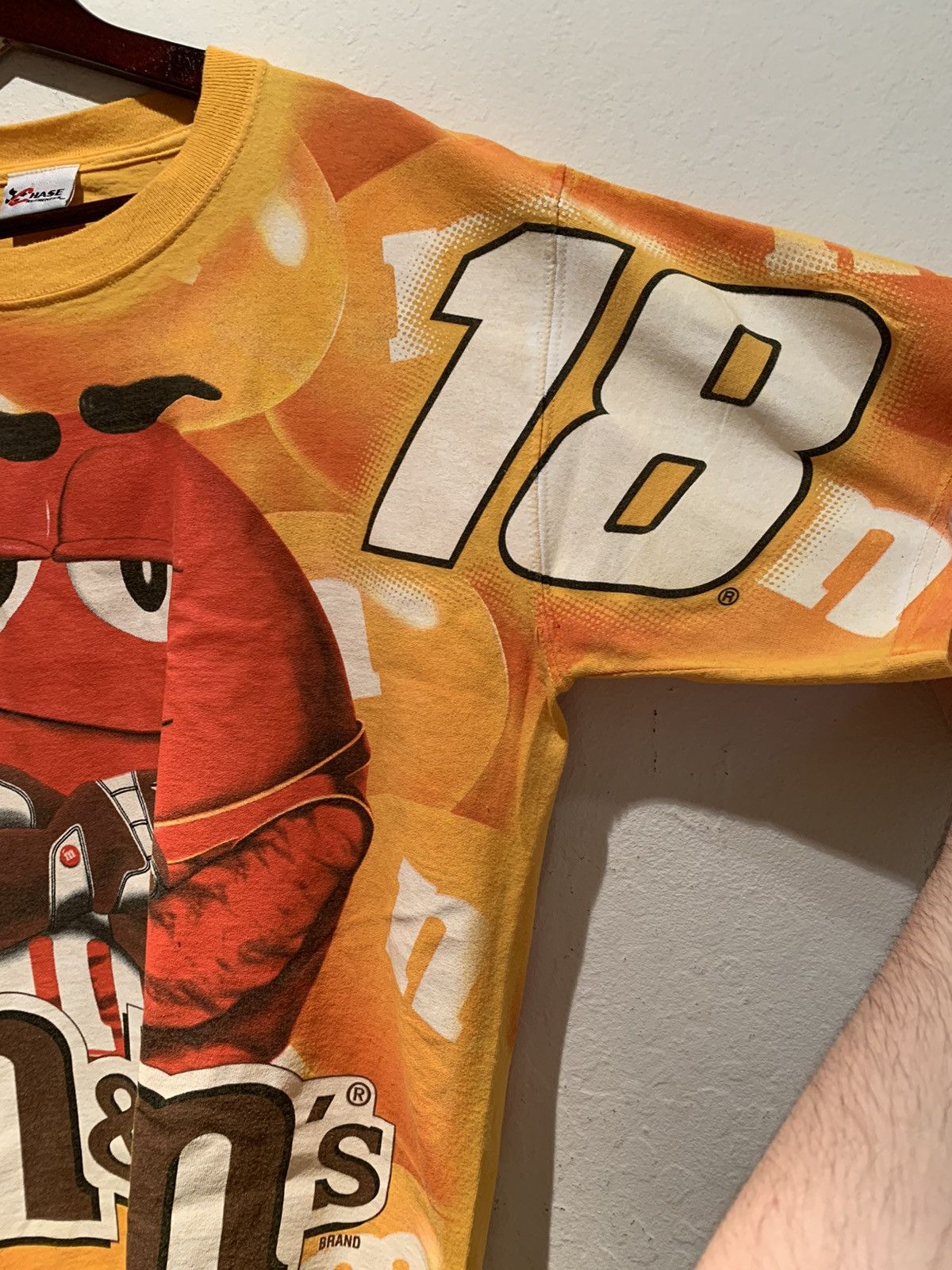 Vintage *RARE* Vintage Kyle Busch M&M All-Over Print T-Shirt - M/L Size US M / EU 48-50 / 2 - 6 Thumbnail