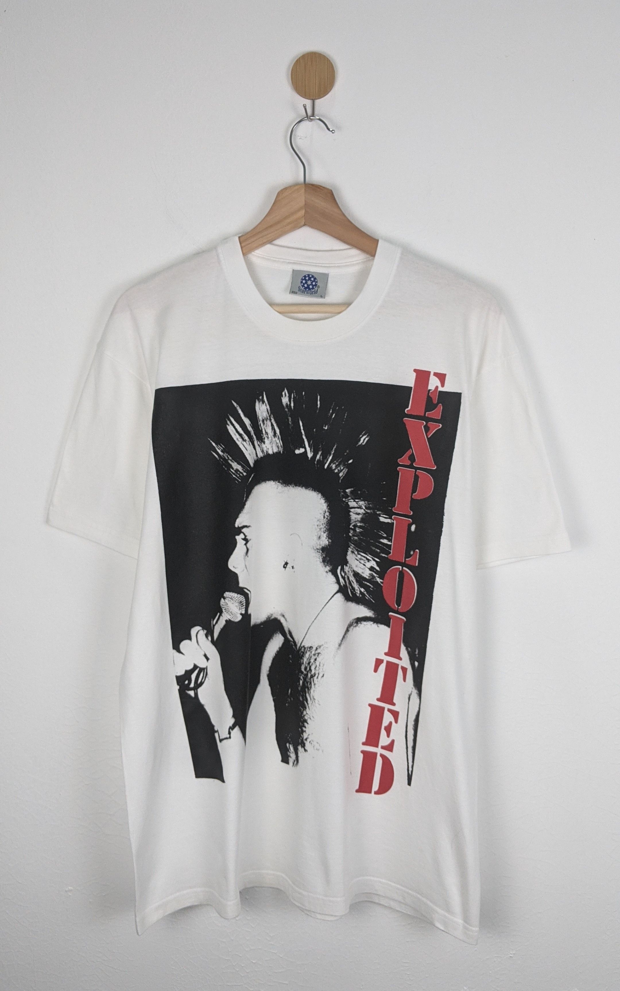Vintage Vintage The Exploited Punk Band Shirt Size US L / EU 52-54 / 3 - 1 Thumbnail