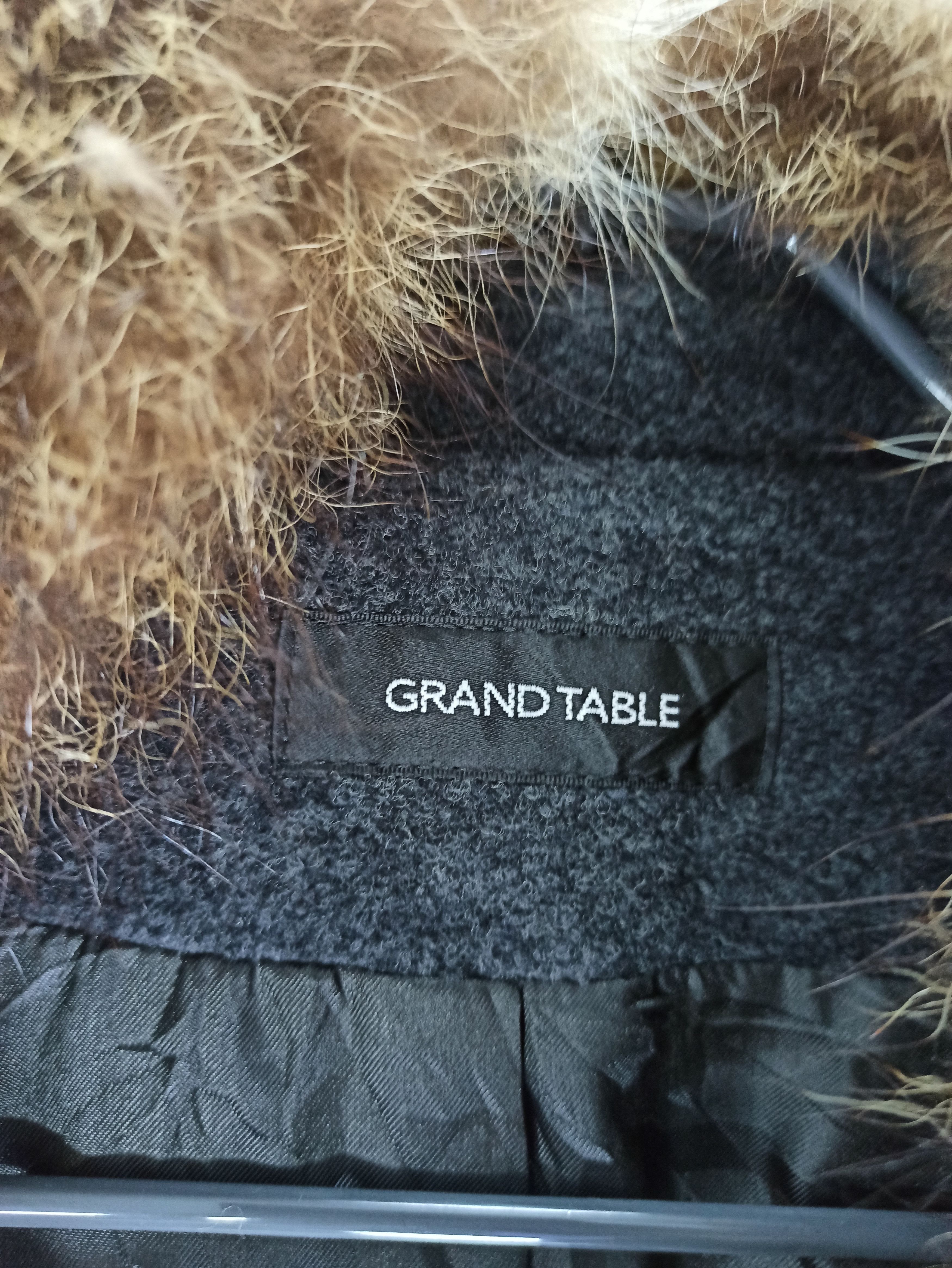 Cloak Luxury Design Wool Cloak With Fur Collar Belted Grand Table Size US M / EU 48-50 / 2 - 11 Thumbnail