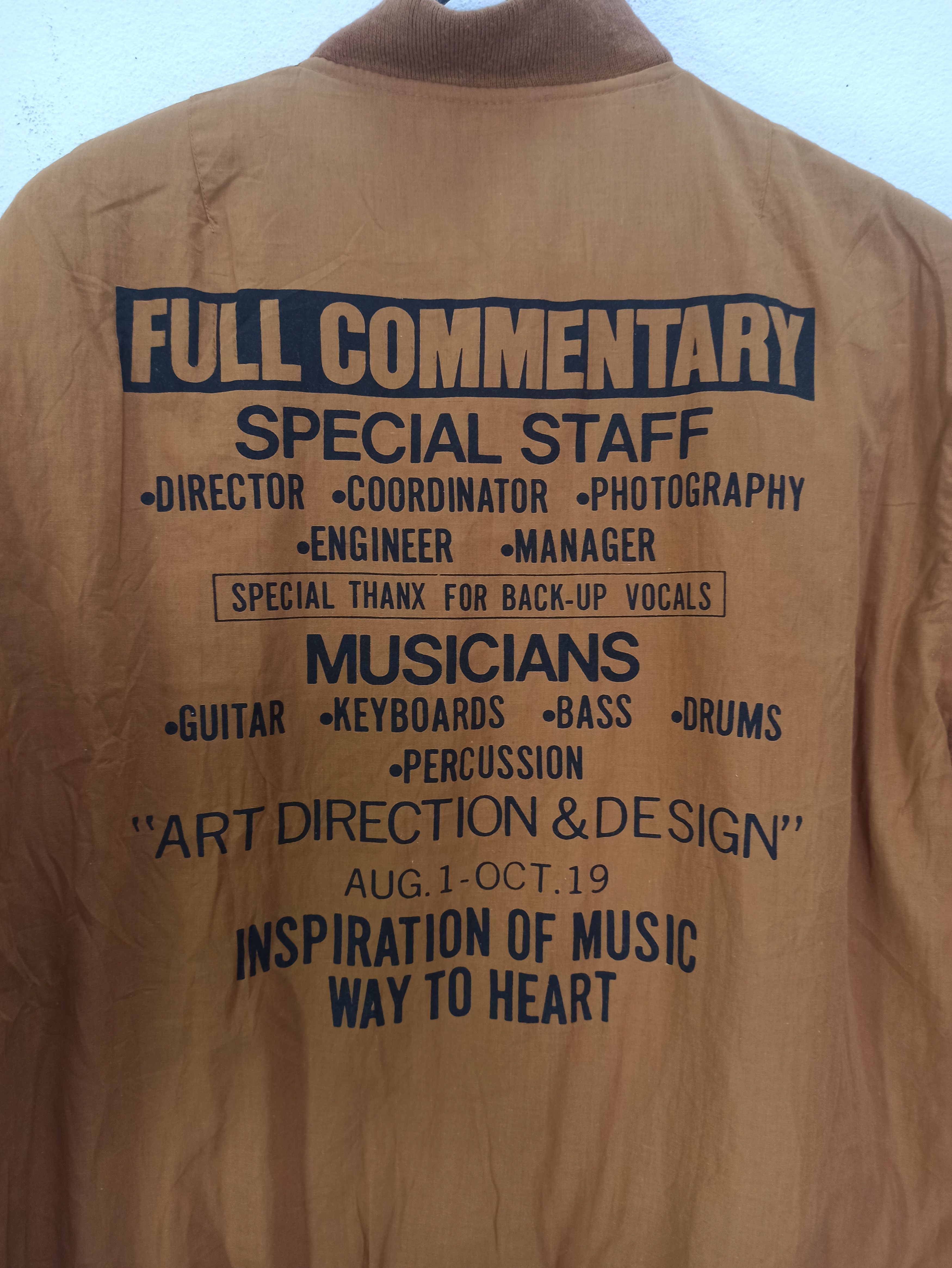Express Art Direction Design Event Full Commentary Staff Jacket Size US L / EU 52-54 / 3 - 4 Thumbnail