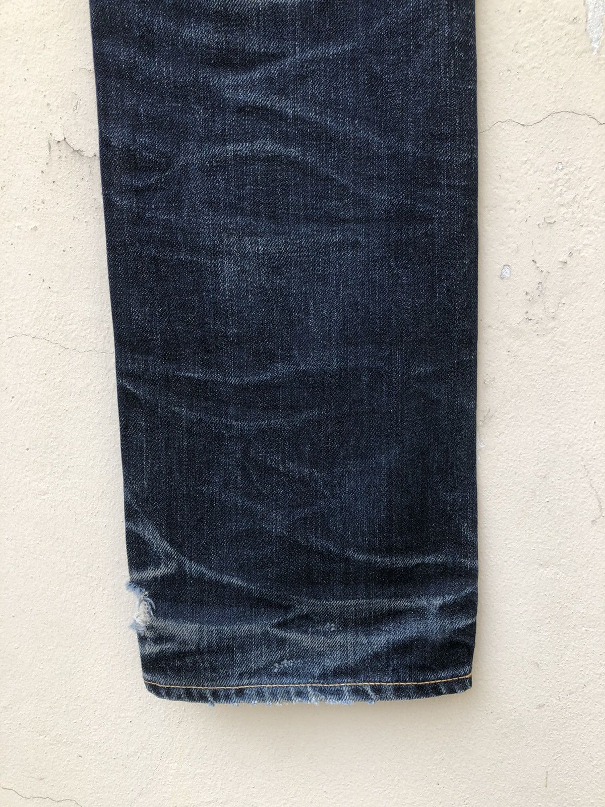 KURO Clawmark KURO Graphite Distress Indigo Denim Slim Jeans Size US 32 / EU 48 - 21 Thumbnail