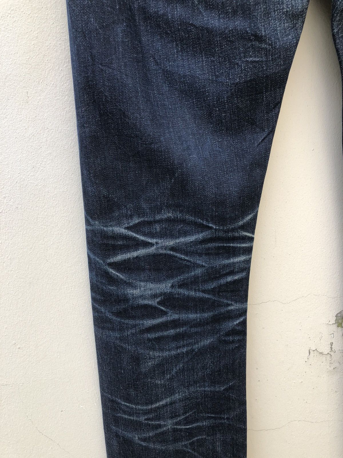 KURO Clawmark KURO Graphite Distress Indigo Denim Slim Jeans Size US 32 / EU 48 - 15 Thumbnail