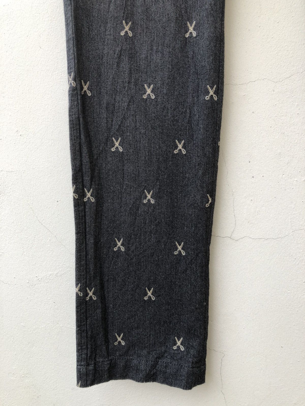 ABAHOUSE × Hysteric Glamour × Japanese Brand ABAHOUSE Japan Atomic Embroidery Scissors HBT Trouser Pant Size US 31 - 10 Thumbnail