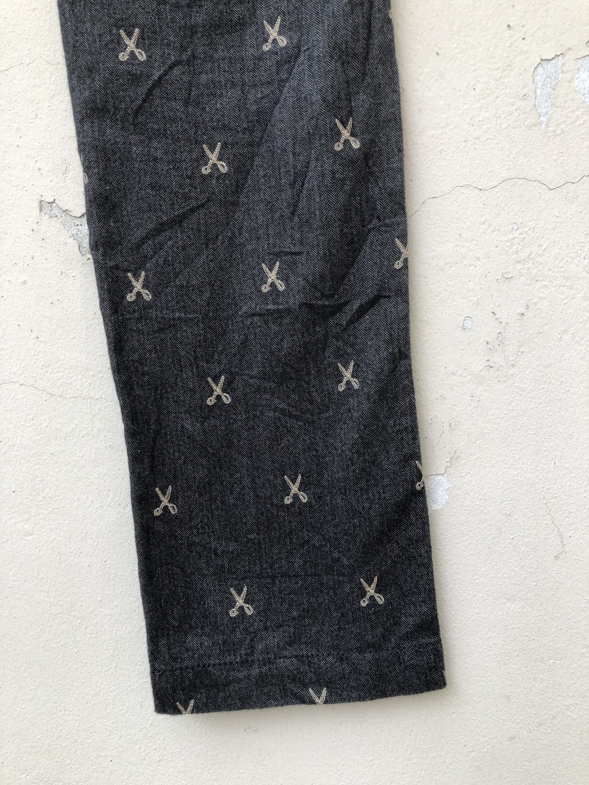 ABAHOUSE × Hysteric Glamour × Japanese Brand ABAHOUSE Japan Atomic Embroidery Scissors HBT Trouser Pant Size US 31 - 22 Thumbnail