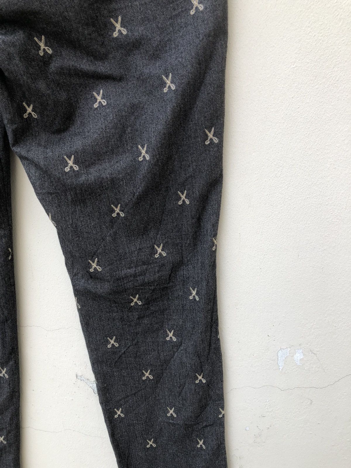 ABAHOUSE × Hysteric Glamour × Japanese Brand ABAHOUSE Japan Atomic Embroidery Scissors HBT Trouser Pant Size US 31 - 21 Thumbnail