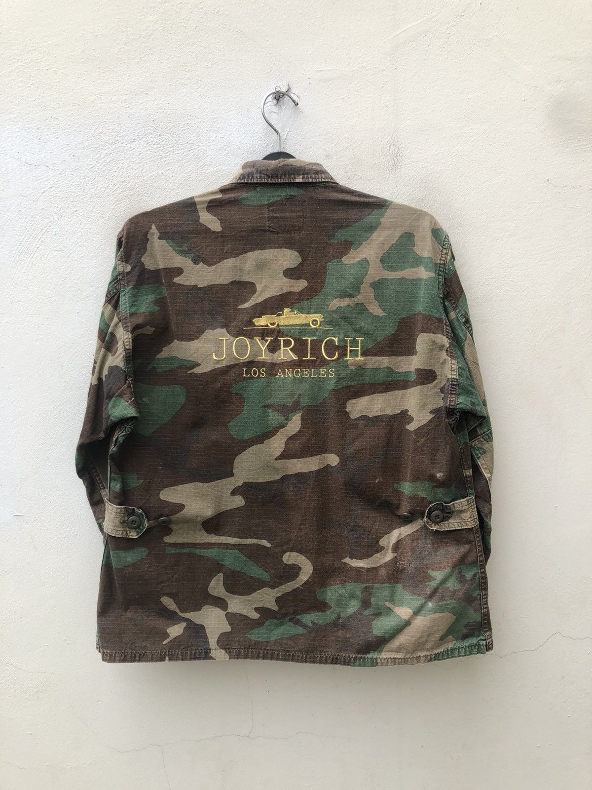 Joyrich Joyrich Los Angeles Embroidery Distressed Military Jacket Size US M / EU 48-50 / 2 - 1 Thumbnail
