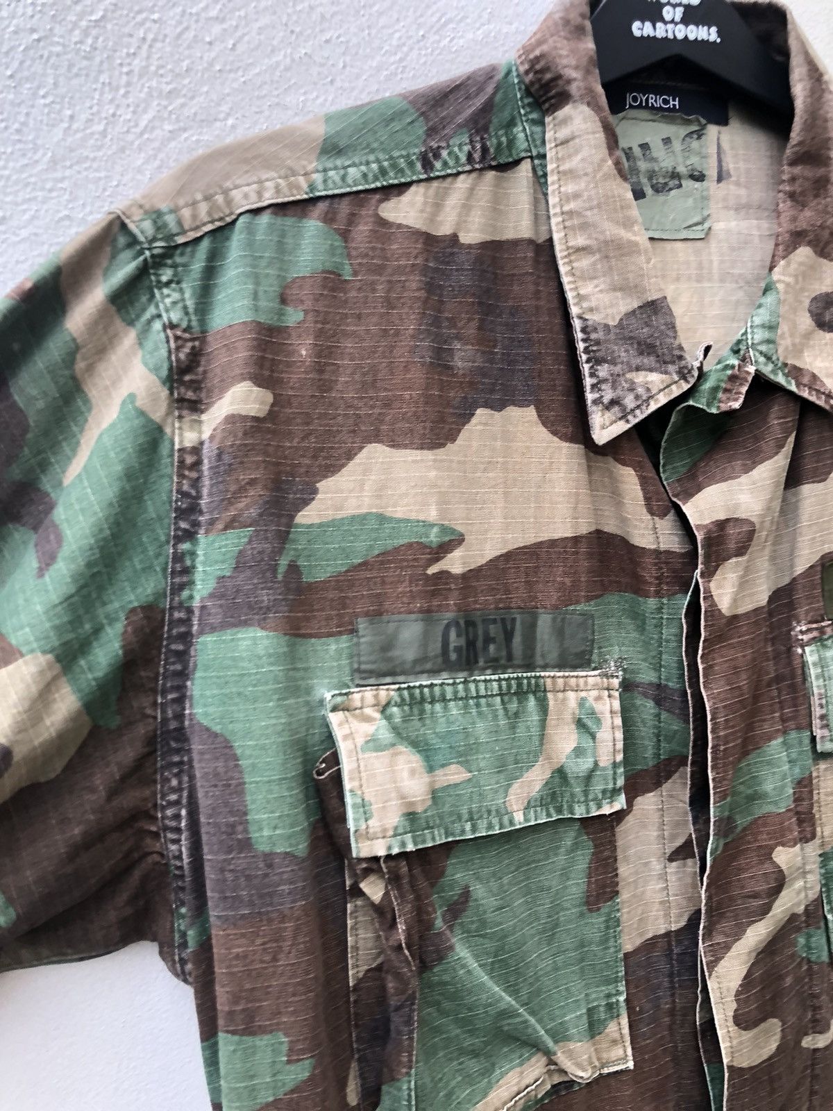 Joyrich Joyrich Los Angeles Embroidery Distressed Military Jacket Size US M / EU 48-50 / 2 - 14 Thumbnail