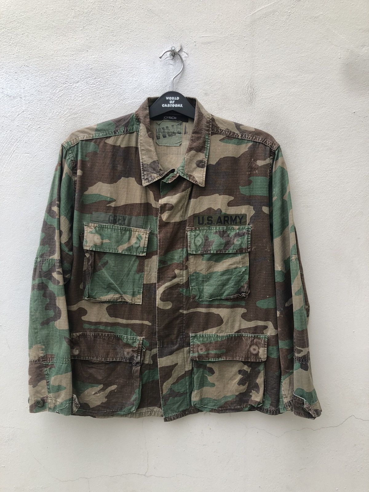 Joyrich Joyrich Los Angeles Embroidery Distressed Military Jacket Size US M / EU 48-50 / 2 - 10 Thumbnail