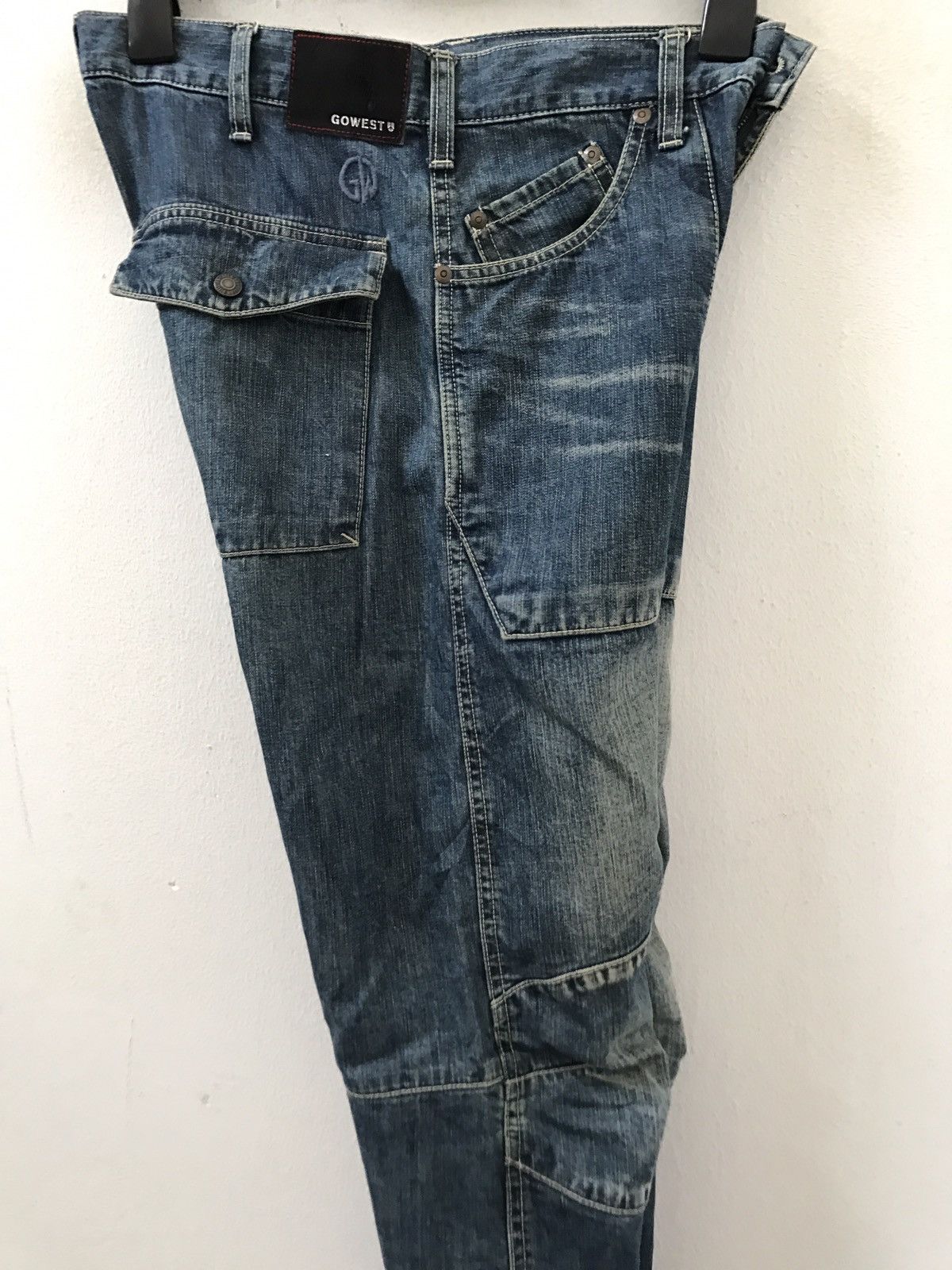 Schlussel Japan GO WEST Works / Military Outdoors Denim Pant Size US 30 / EU 46 - 16 Thumbnail