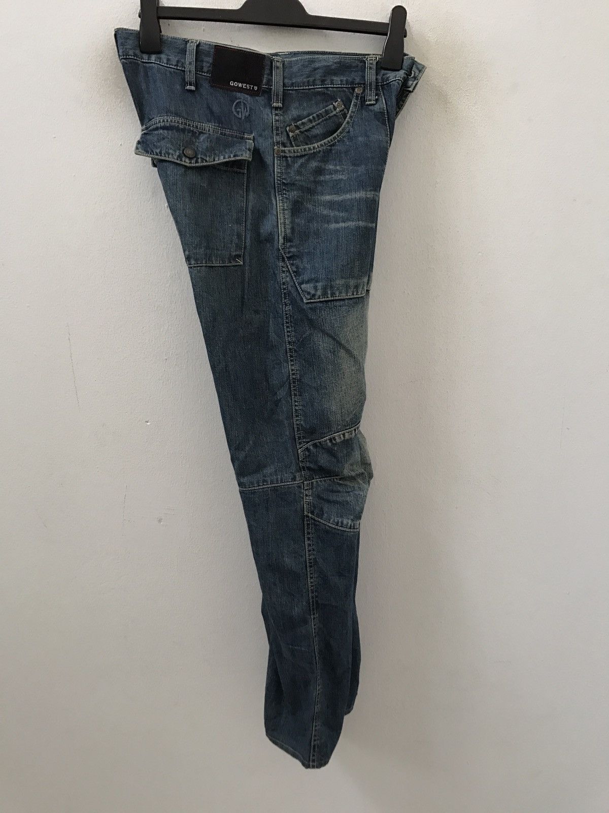 Schlussel Japan GO WEST Works / Military Outdoors Denim Pant Size US 30 / EU 46 - 15 Thumbnail