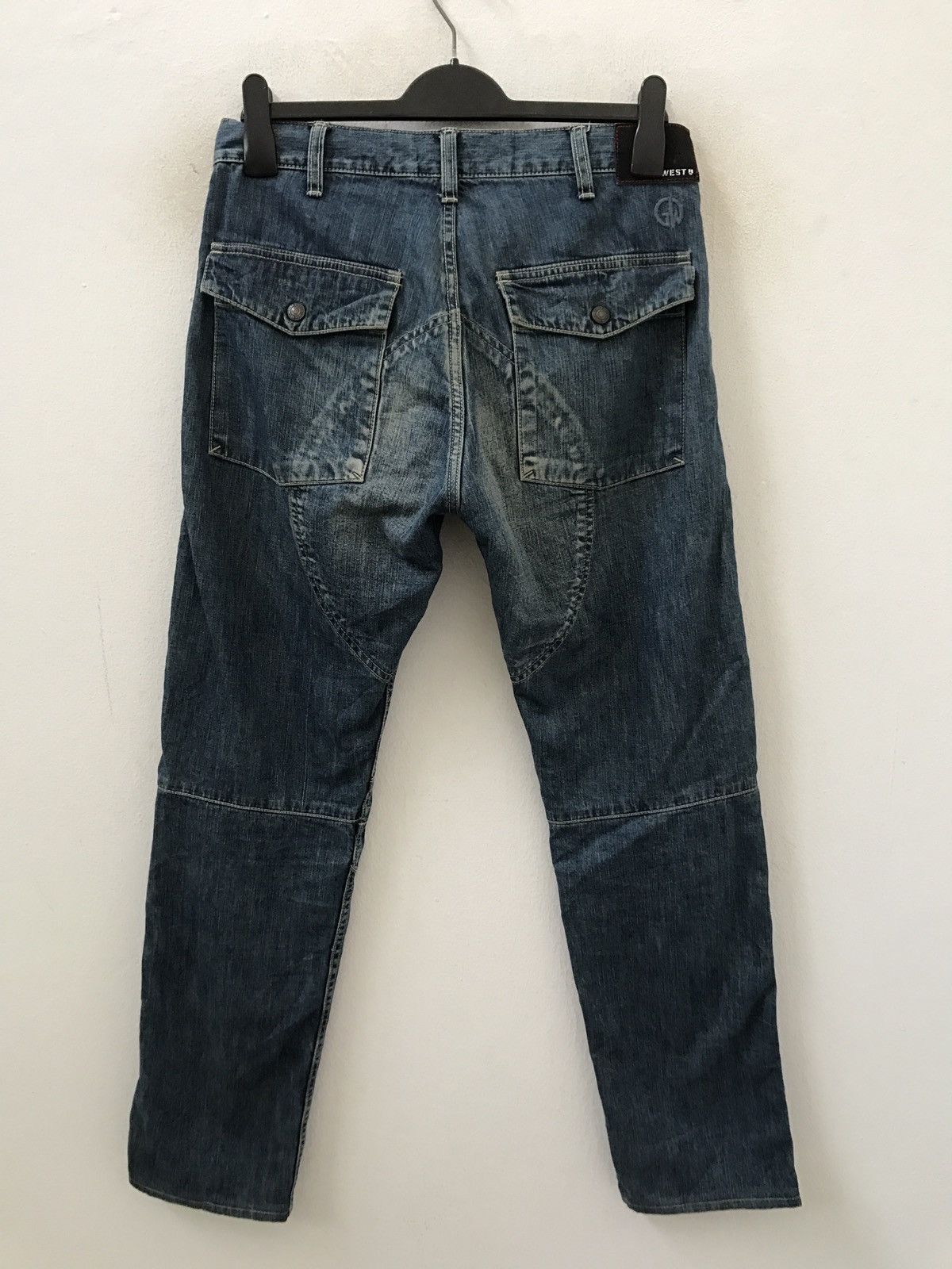 Schlussel Japan GO WEST Works / Military Outdoors Denim Pant Size US 30 / EU 46 - 10 Thumbnail