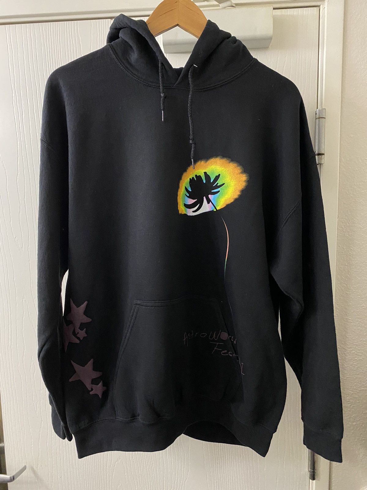 Astro world store fest 21 hoodie (face melt)